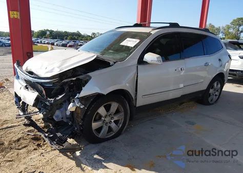 2014 Chevrolet Traverse Ltz z USA, uszkodzony, nr VIN 1GNKRJKD5EJ228489